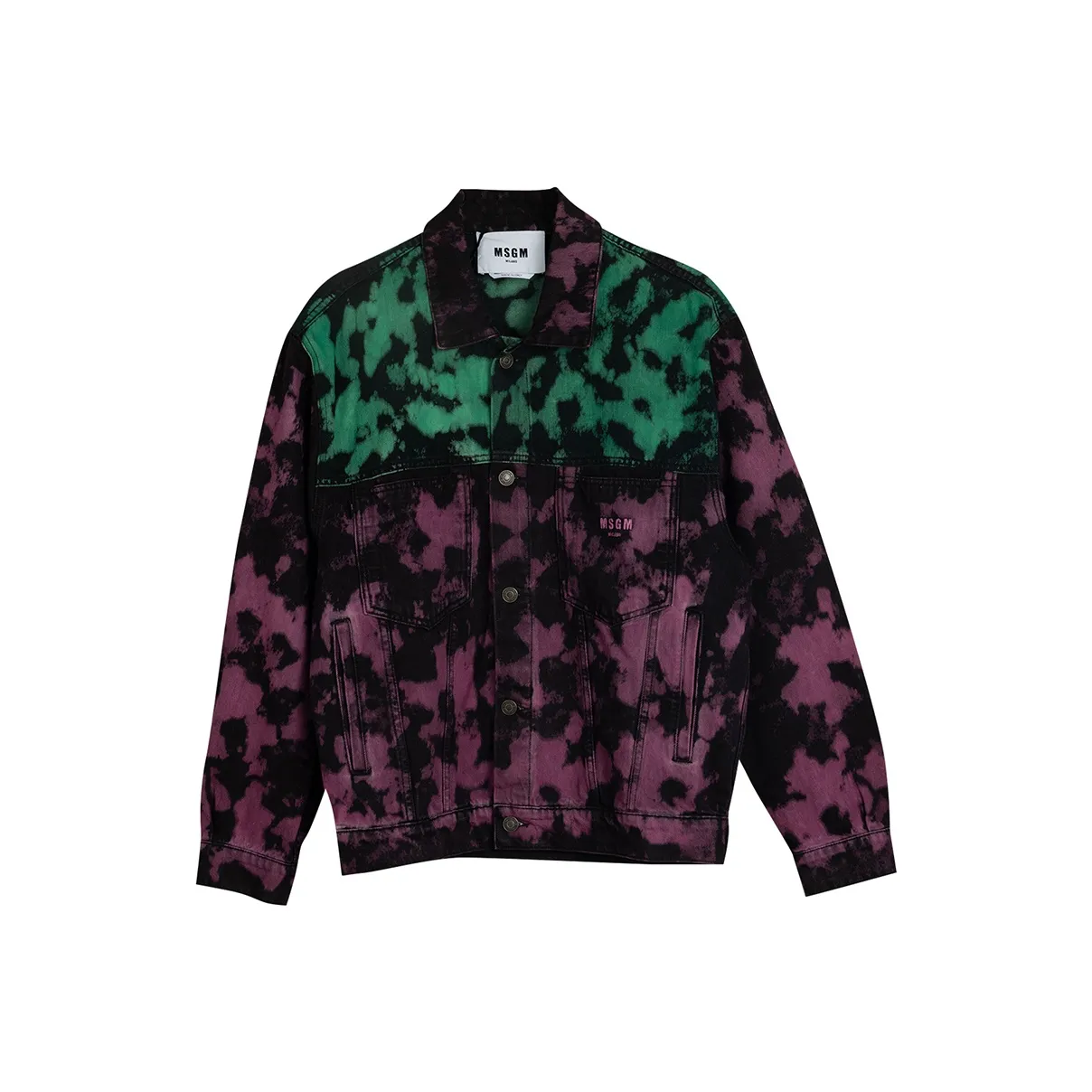 MSGM Denim Jackets Men's Pink