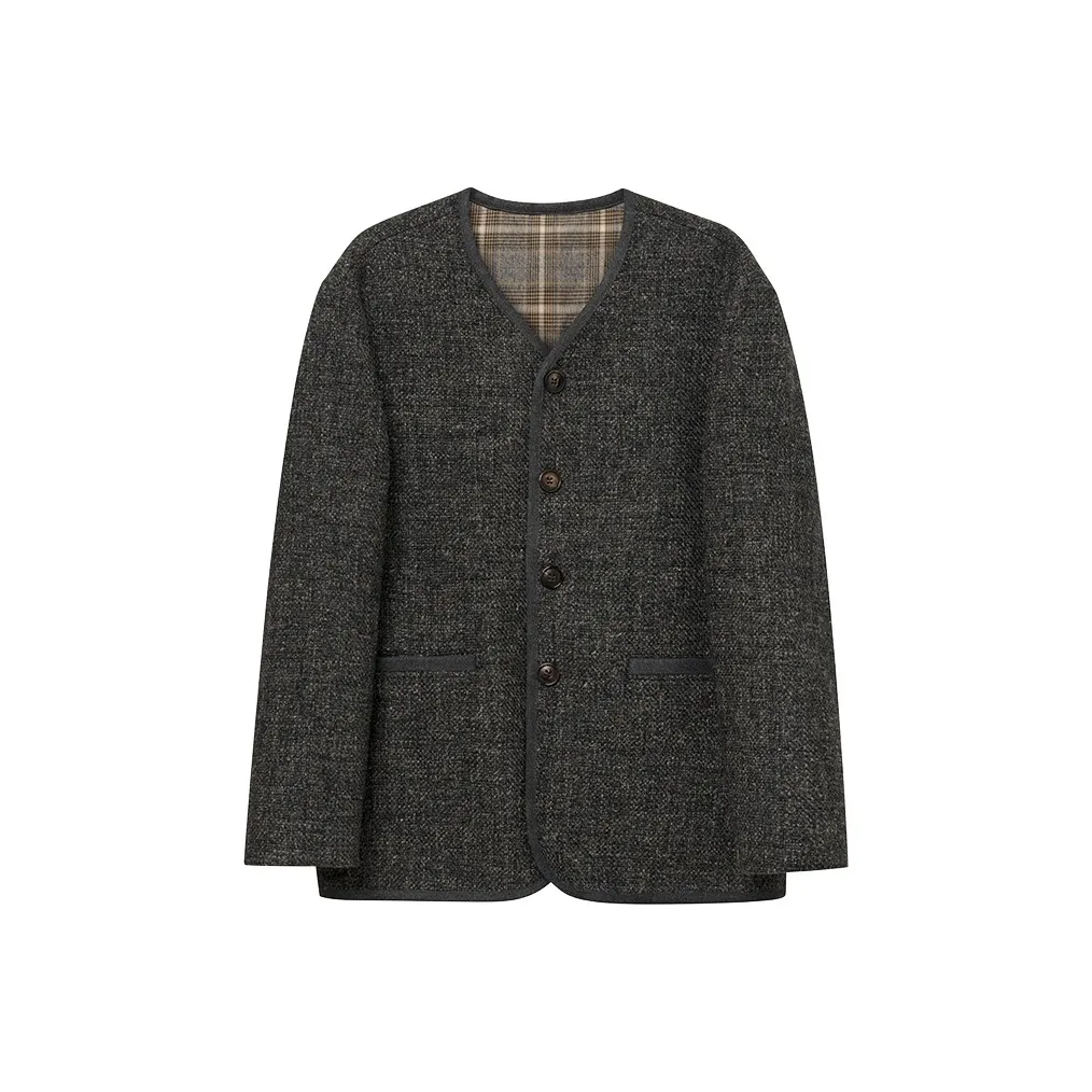 J.D.V Серый Мужской Деловой Костюм