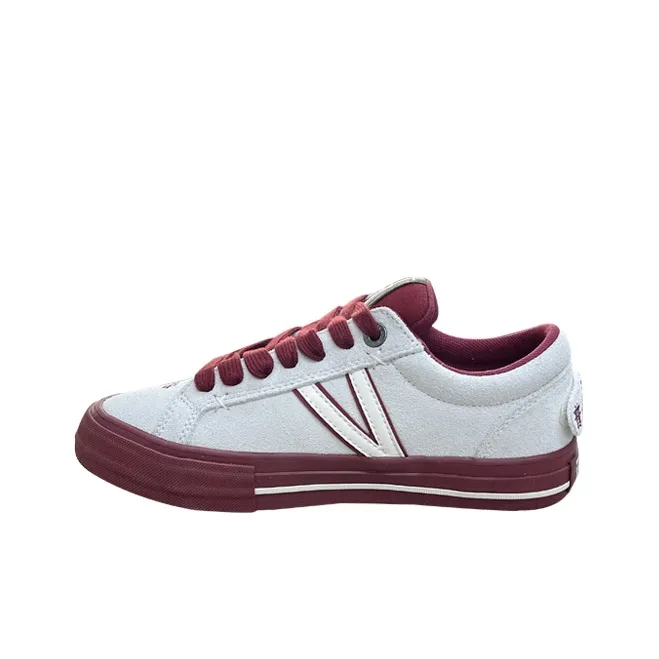 X JIMSUN Abrasion Resistant Balance Height Increasing Low Top Skateboard Shoes Unisex Bordeaux Red
