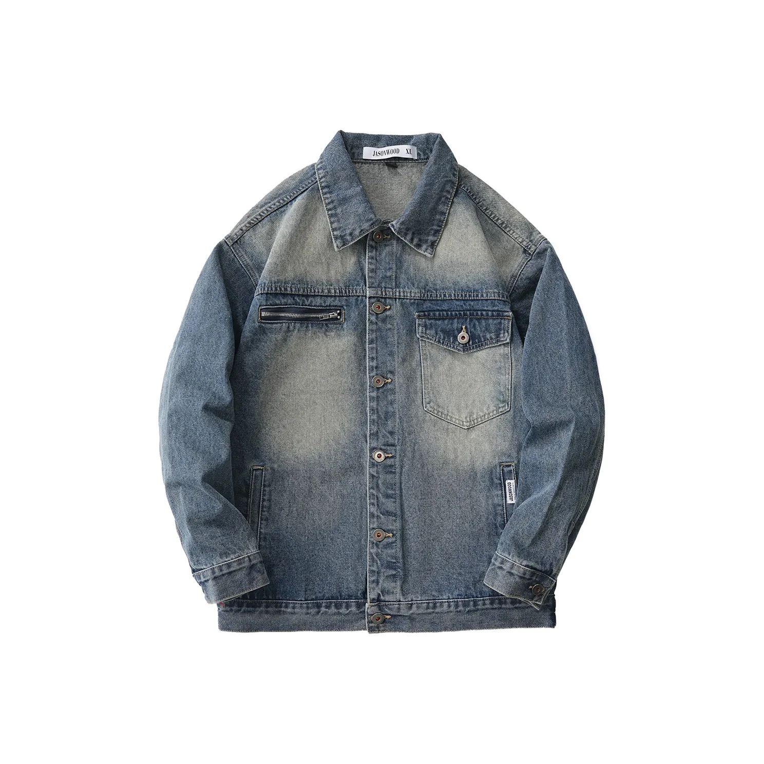 JASONWOOD Cowboy on the Run Denim Jacket Men's Sky Blue