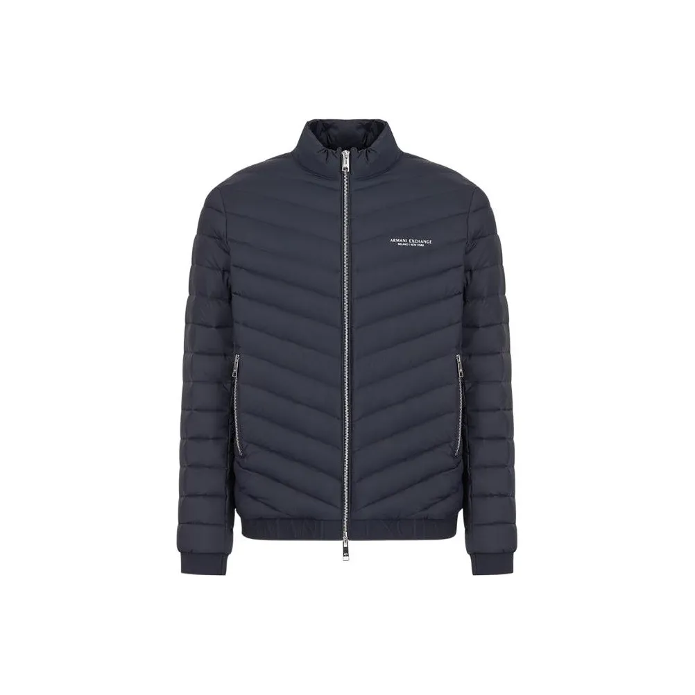 ARMANI EXCHANGEAE FW22 Пуховик Мужской Темно-синий