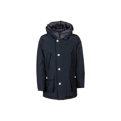 WOOLRICH Синий Мужские пуховики
