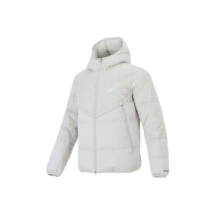 Nike Белый Мужской Пуховик