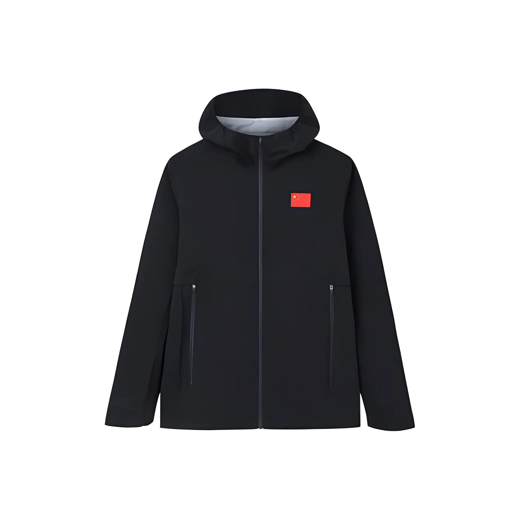 Anta Champion All-Weather Series Water-Resistant Windbreaker Jacket Men's Night Sea Black