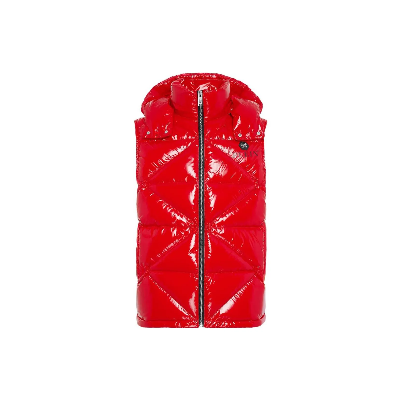 PHILIPP PLEIN Red Men's Gilets PHILIPP PLEIN Красный Мужские Жилеты