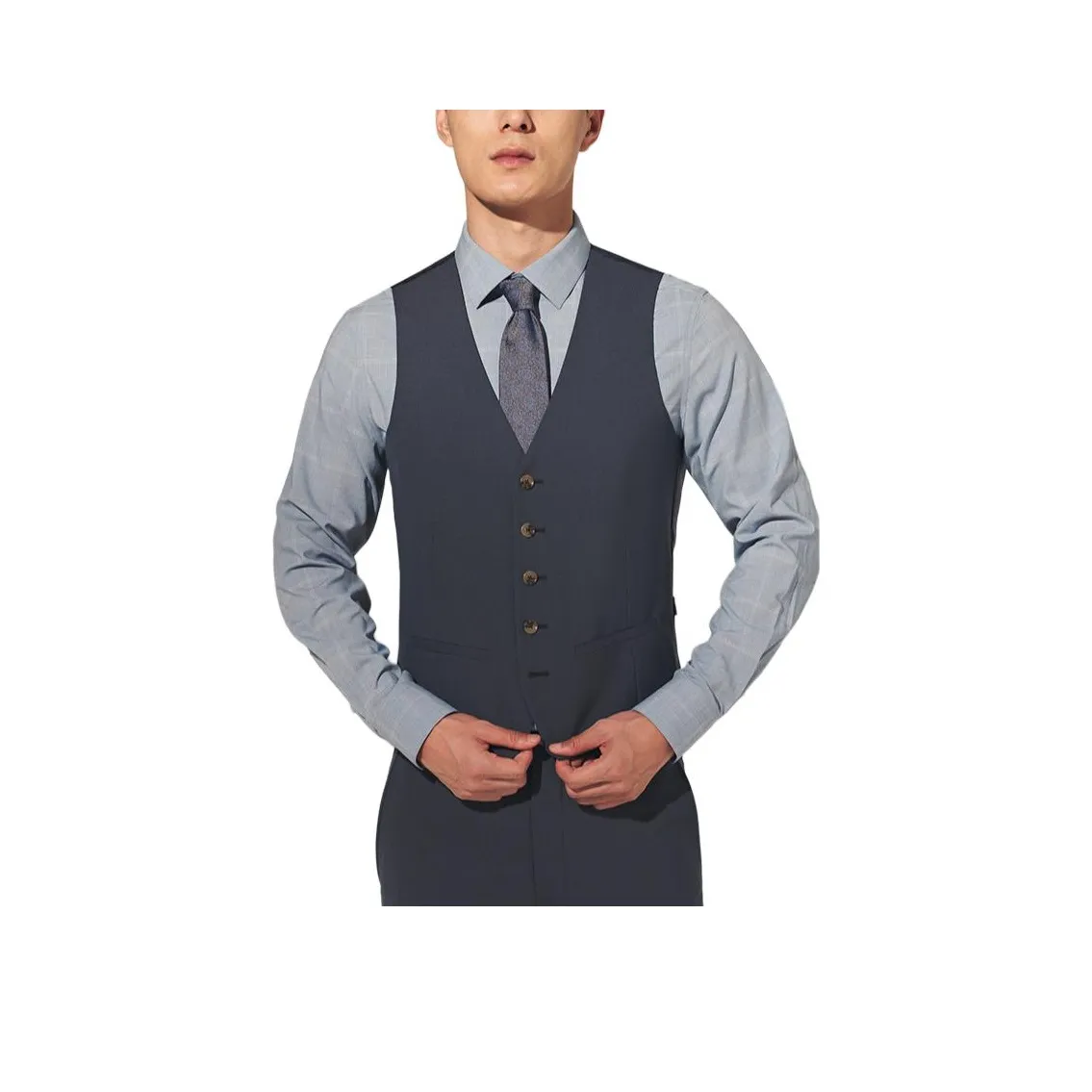 JODOLL Серый Синий Мужские Жилеты