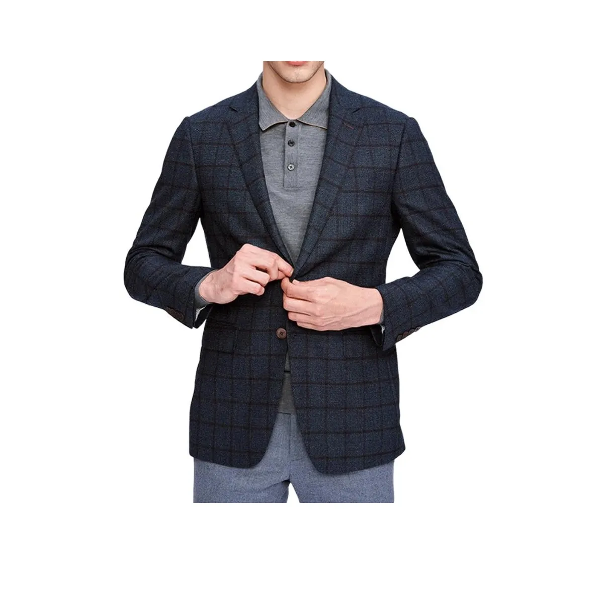 JODOLL Бизнес-костюм мужской темно-синий