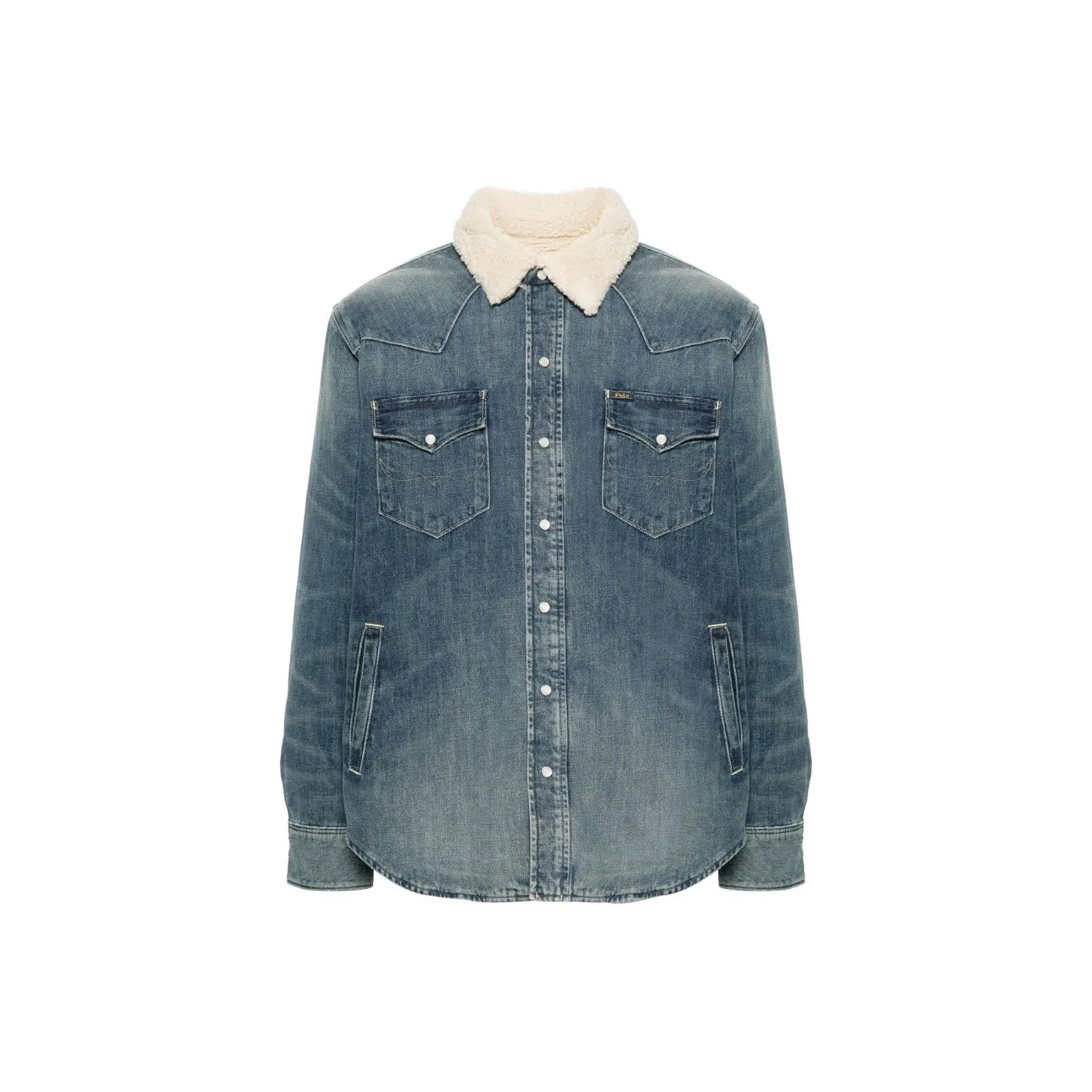Polo Ralph Lauren Button Up Shearling Collar Jacket