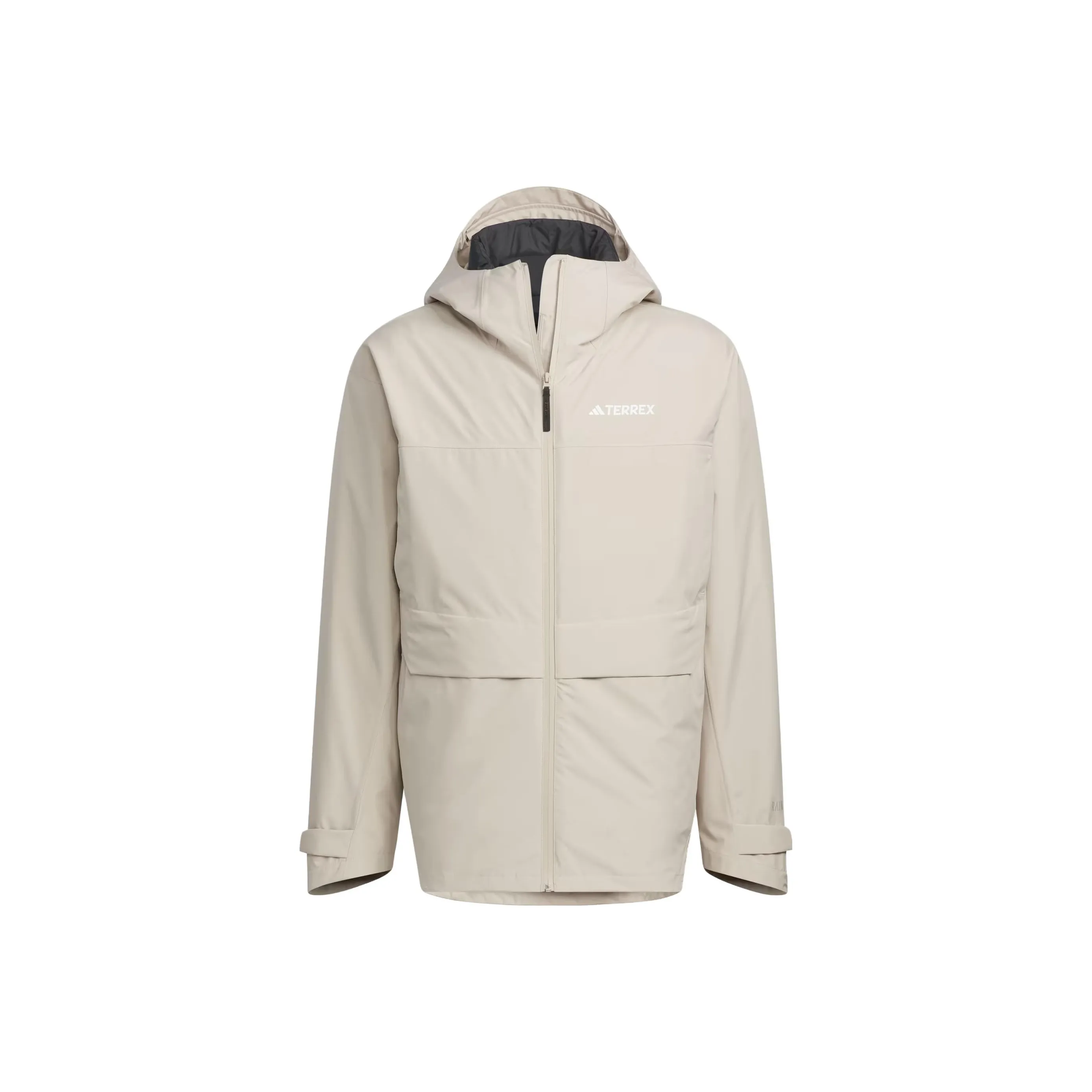 Adidas Водонепроницаемый Wa Ветрозащитный Ветровка Мужская Бежевая