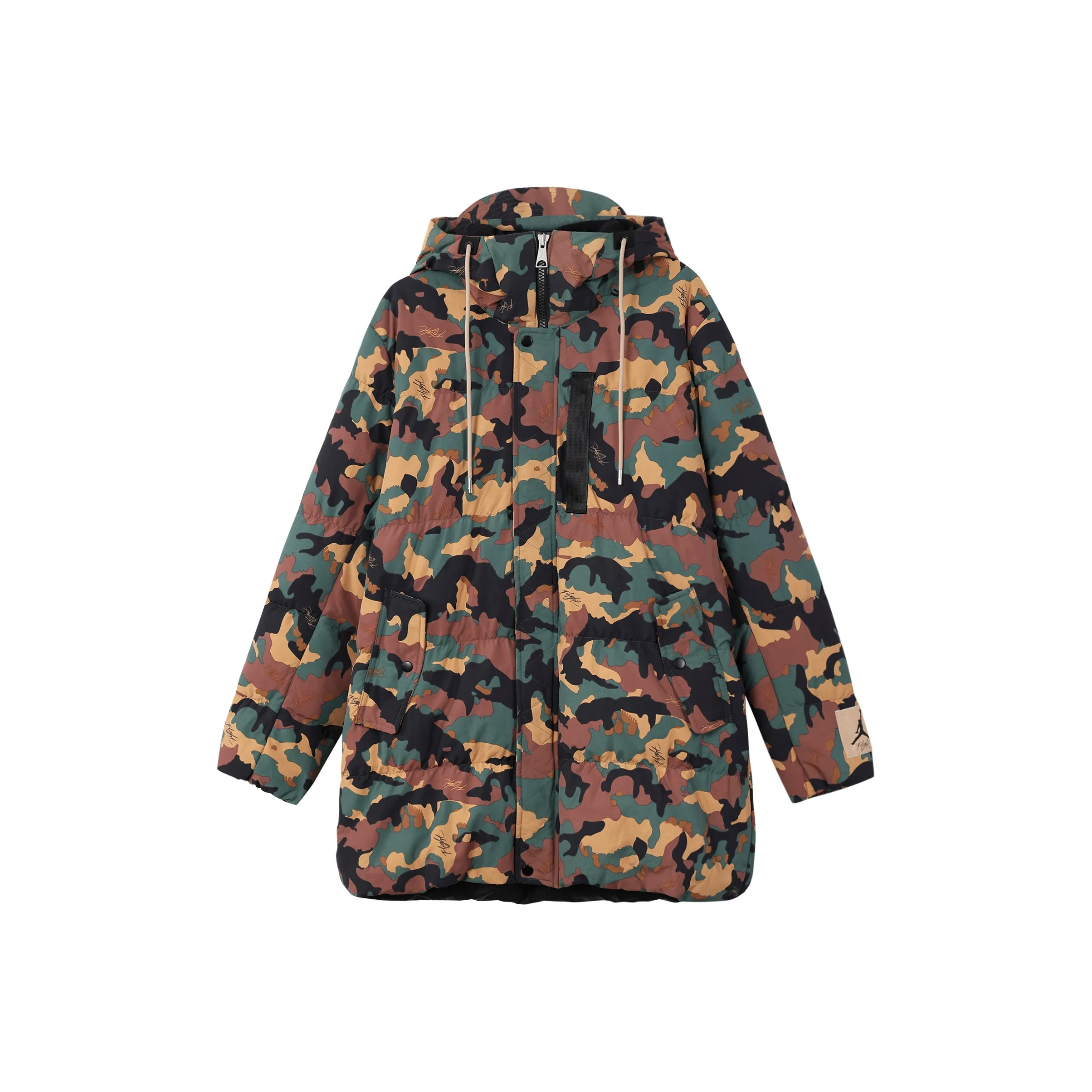 Jordan Flight Heritage Down Jackets Men's Green Camouflage