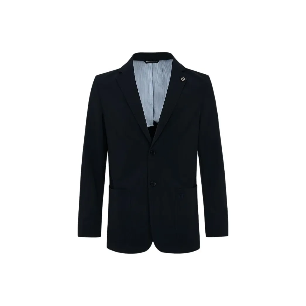 HAZZYS Business Suit Men's Navy Blue