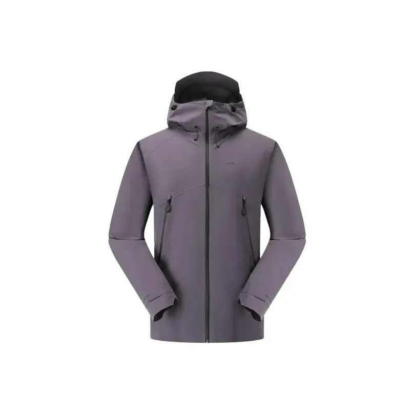 DECATHLON MH500 Водонепроницаемый Ветрозащитный And Дышащий Ветровка Мужской Фиолетовый