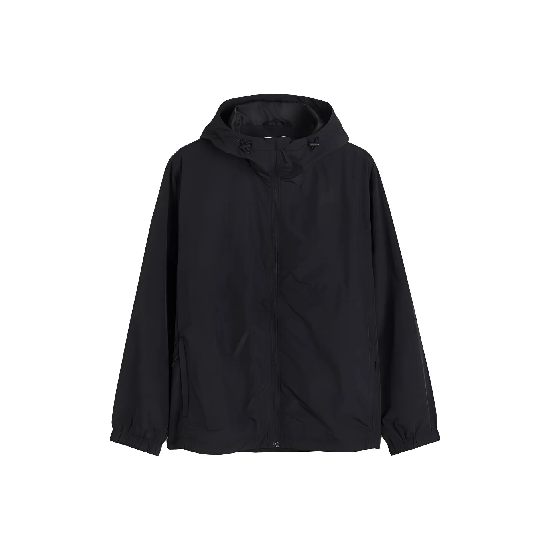 H&M Waterproof Windbreaker Jacket Men's Black