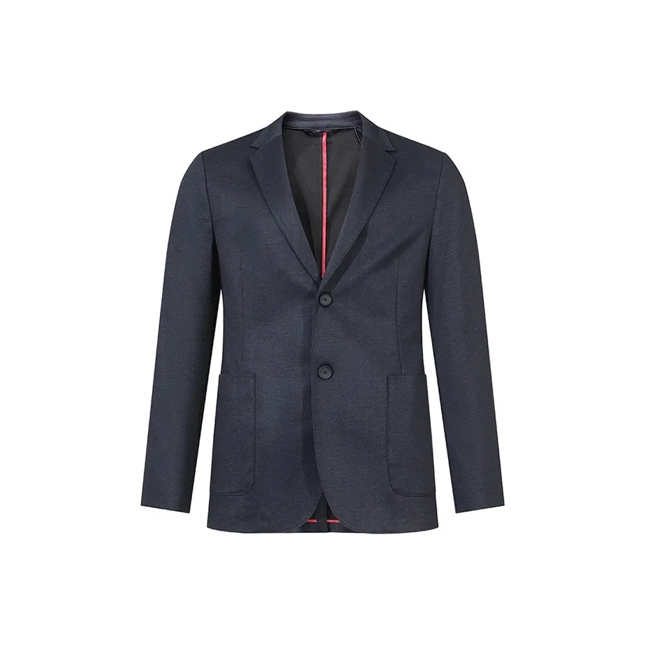 Hugo Boss Бизнес-костюм Пальто Мужской Синий Черный