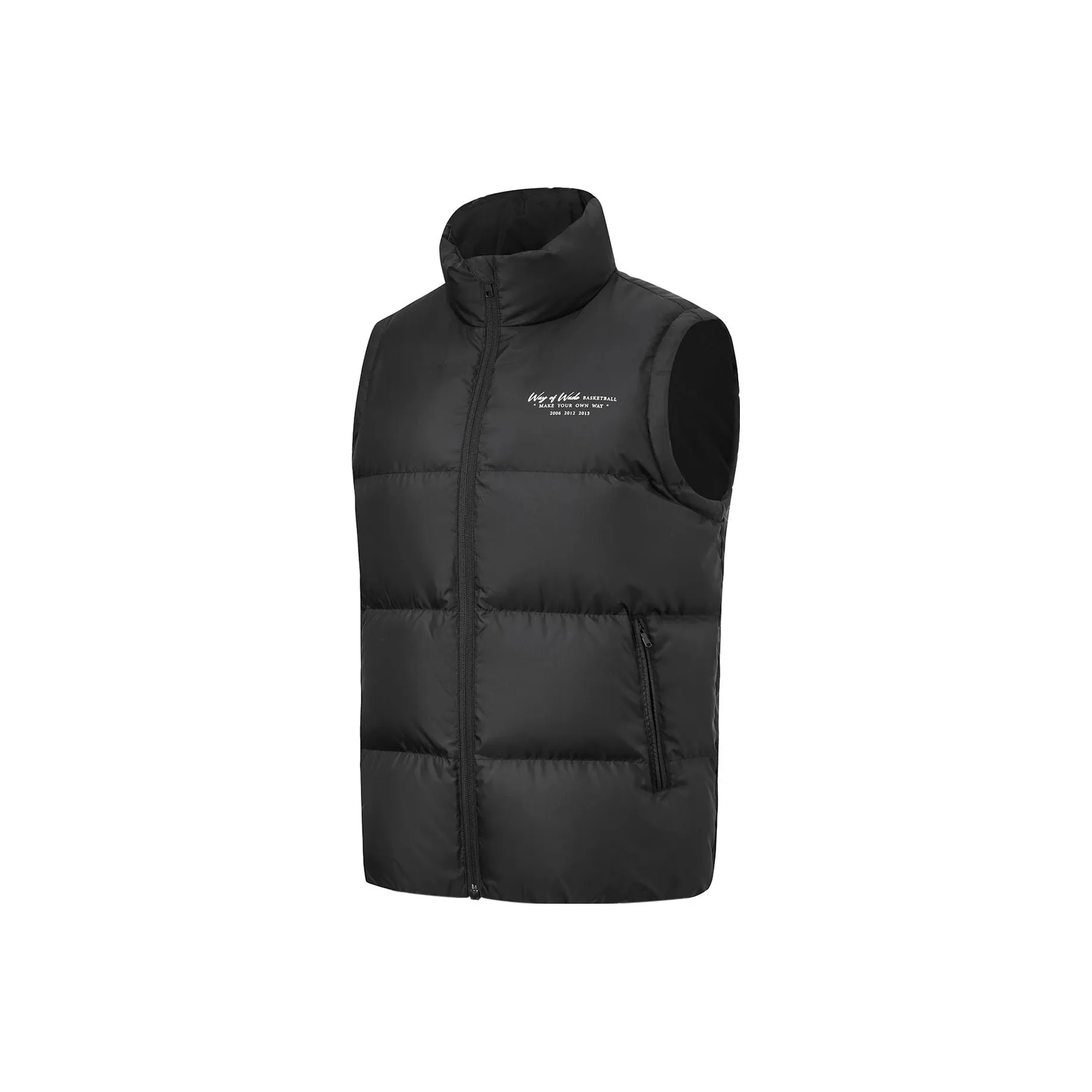 Подкладка Wade Collection черный мужской пуховый жилет