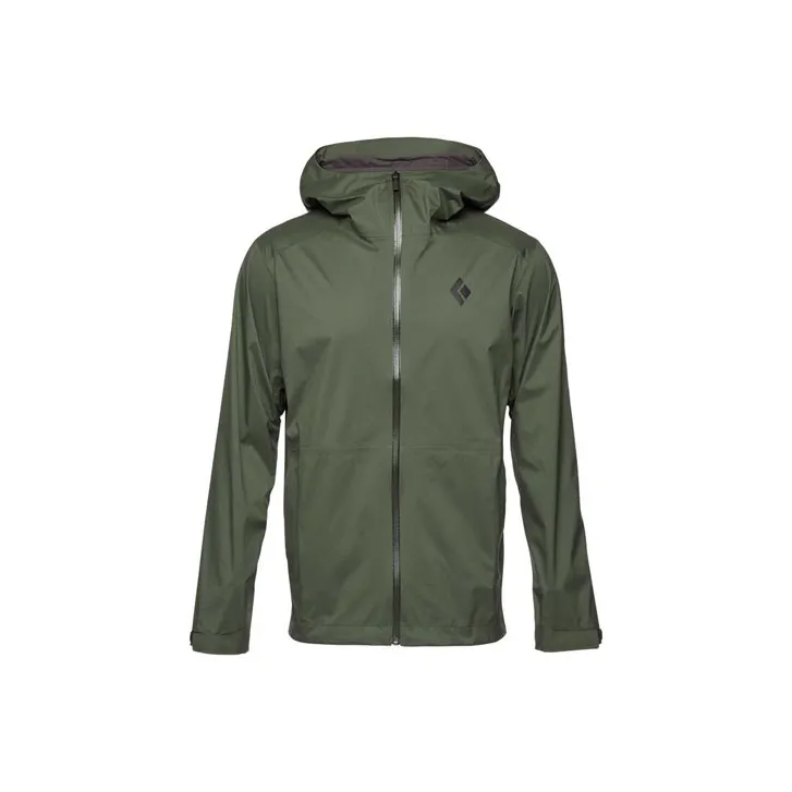 BLACK DIAMOND Водонепроницаемый и Ветрозащитный Ветровка Мужской Тундровый Зеленый