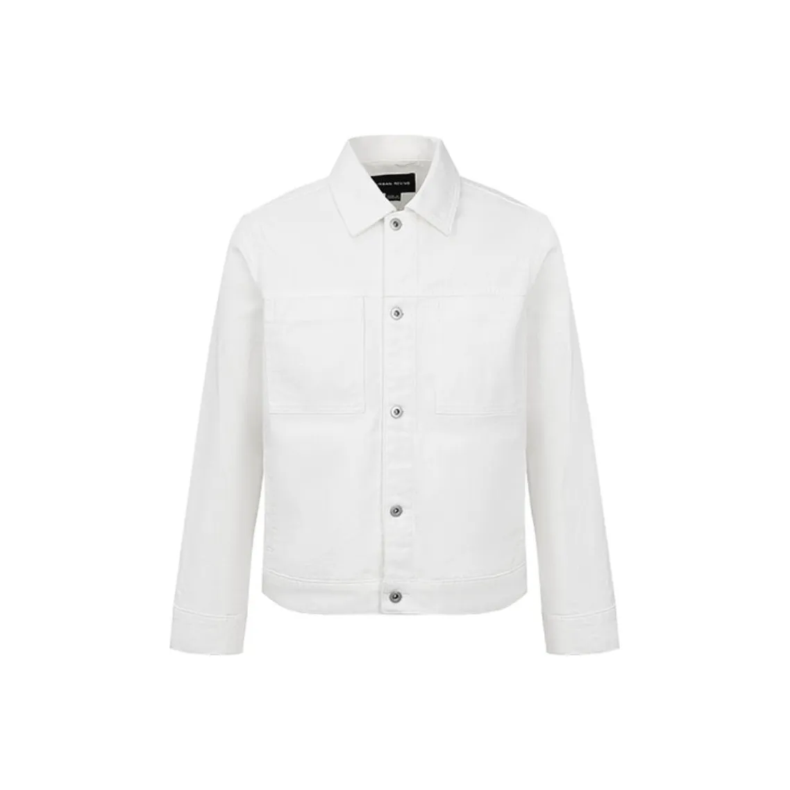 URBAN REVIVO Denim Jackets Men's White