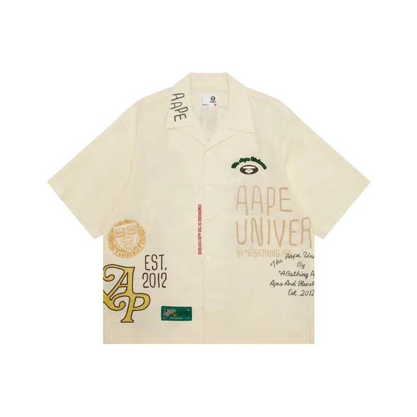 Aape By *A Bathing APE® Logo embroidered Shirt