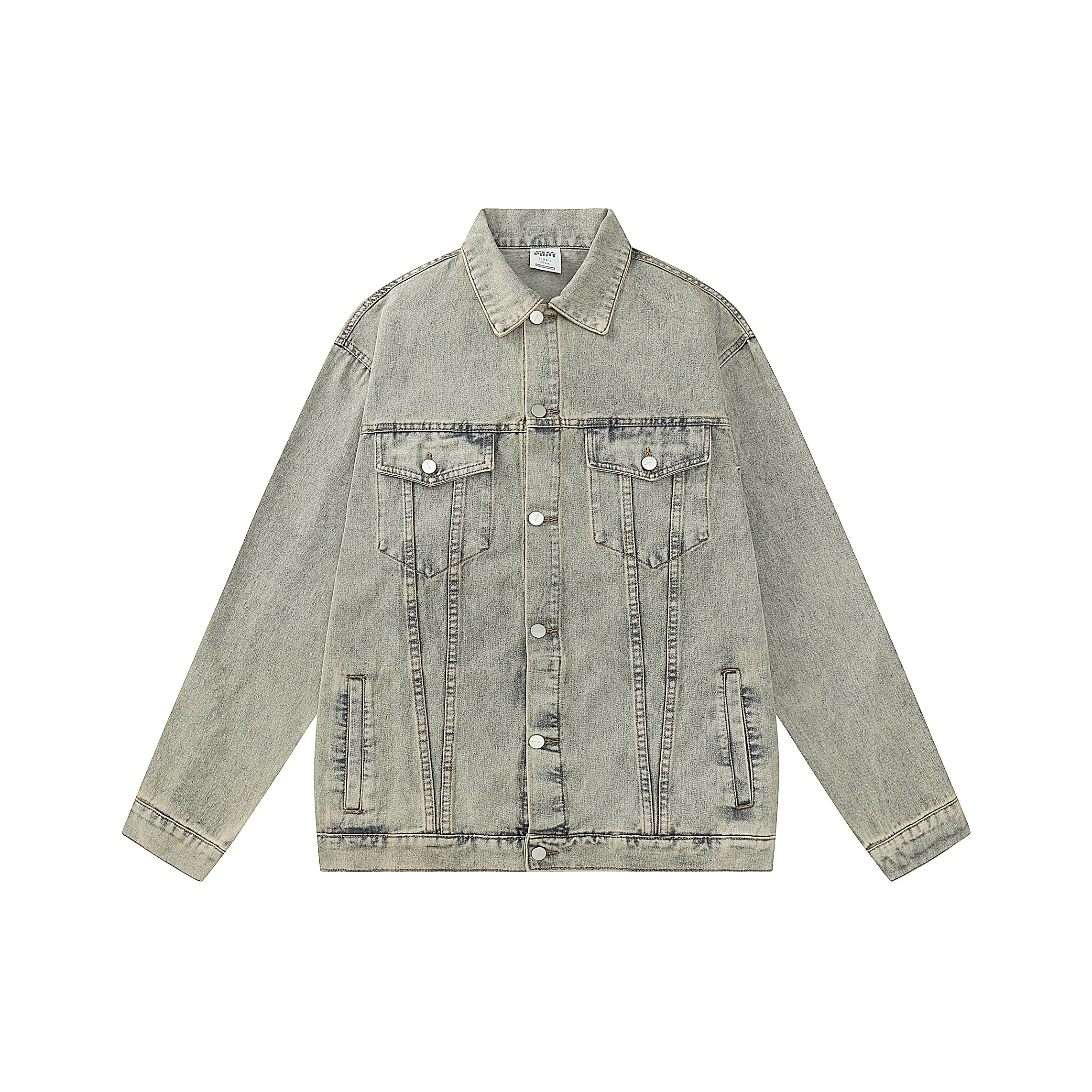 HELIPORT Denim Jacket Unisex Yellow Mud
