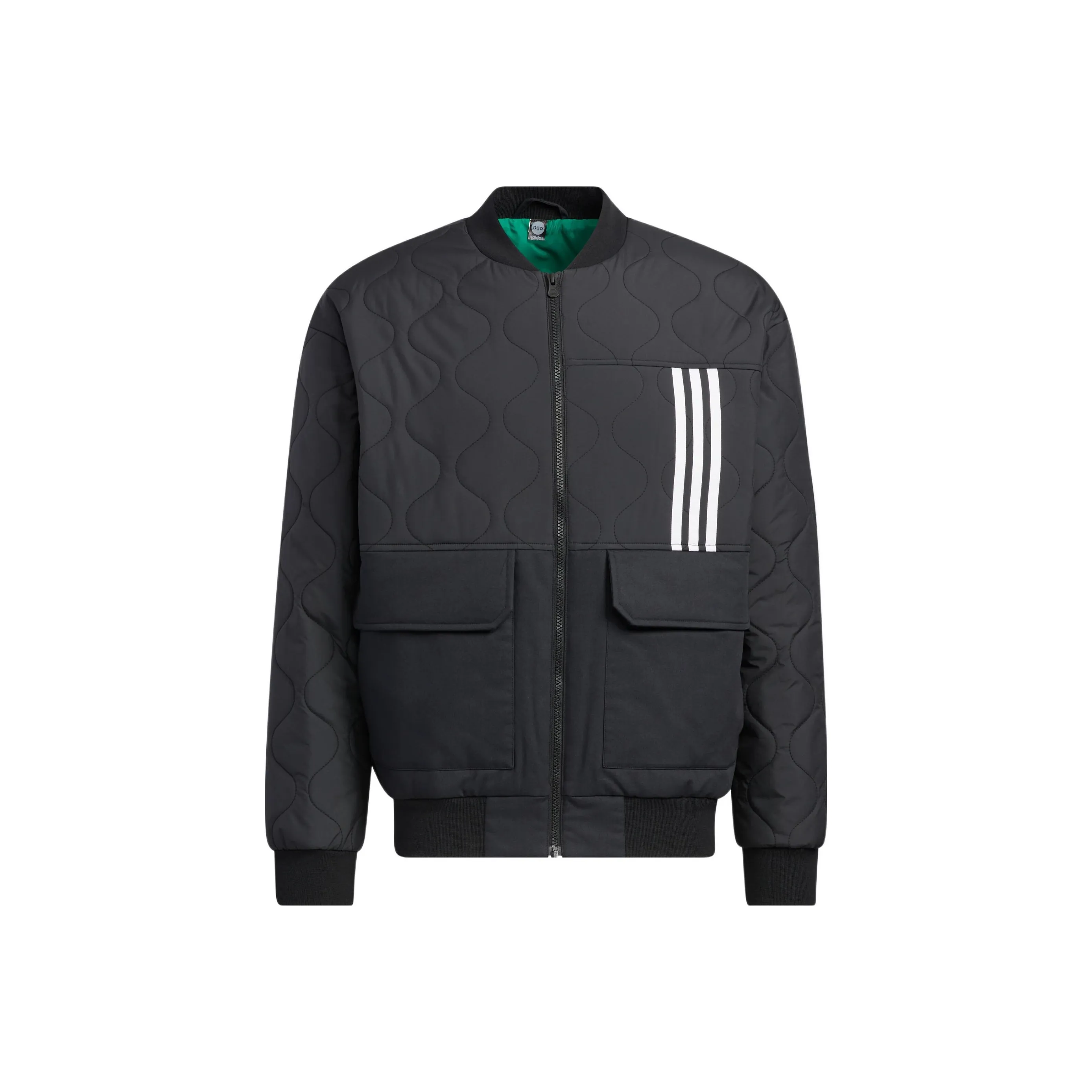 Adidas Черный Унисекс Объемные куртки (пуфы)