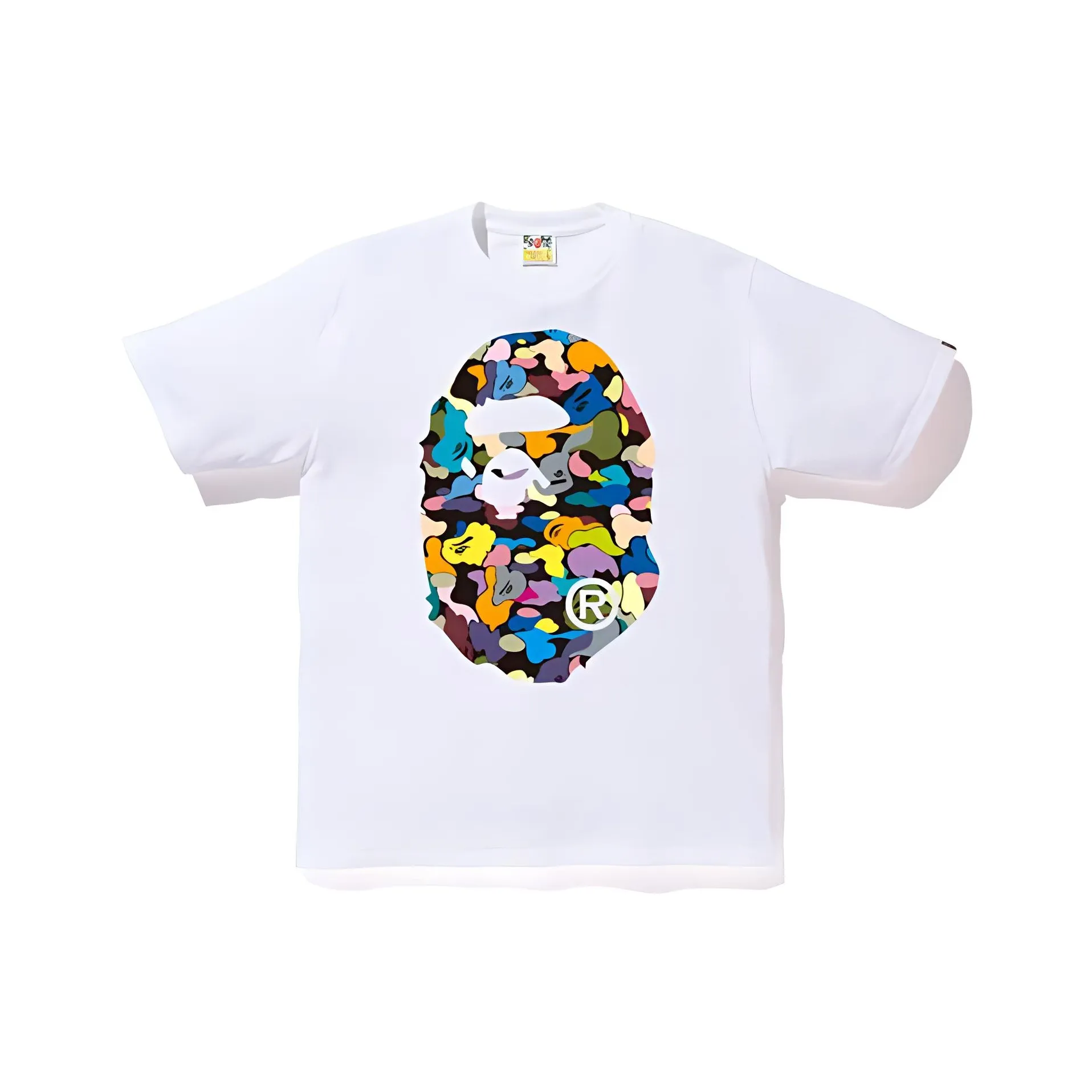 A BATHING APE Bape Ape Head Collection T-Shirt Унисекс Белый