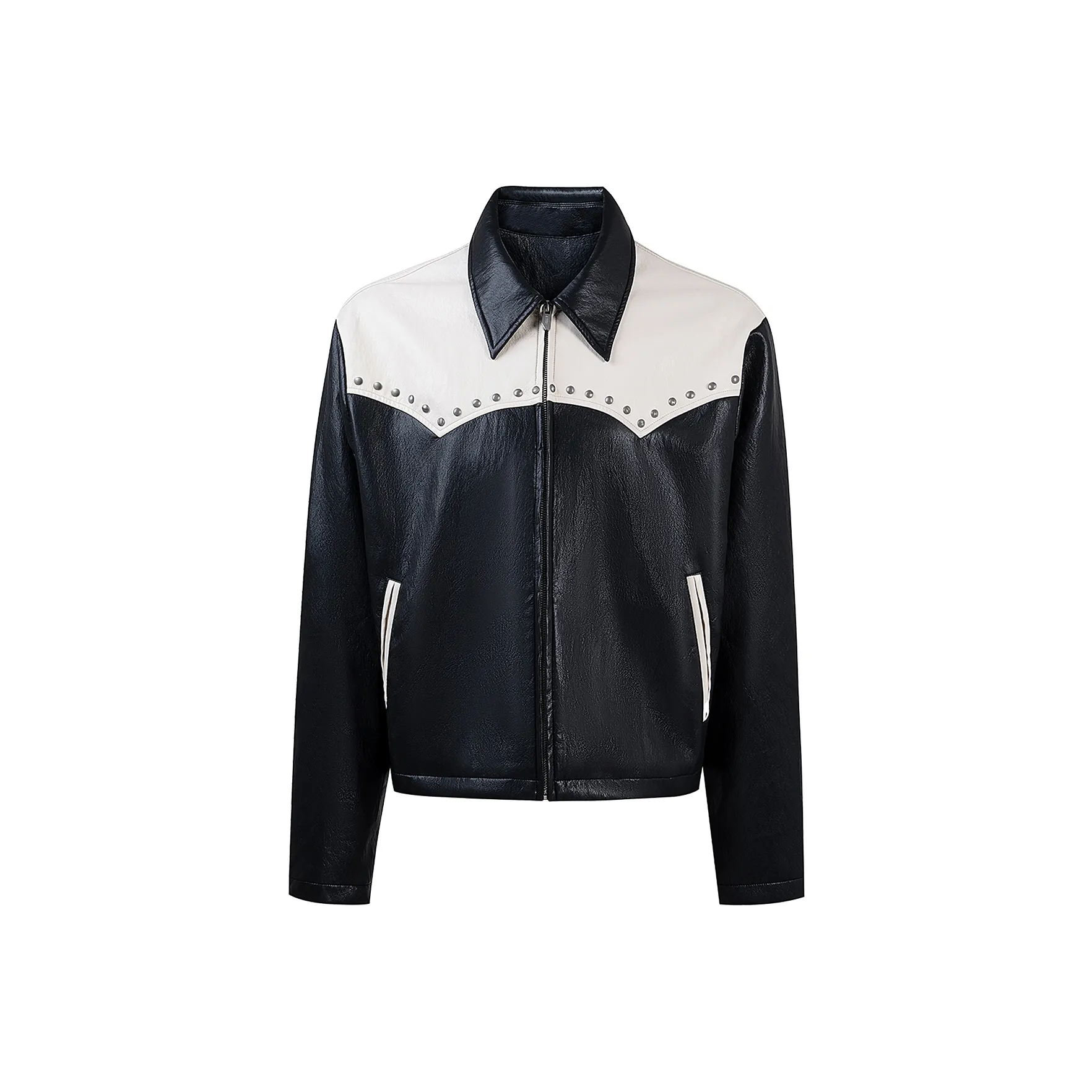 GOODBRAND Jackets & Coats Unisex Black White