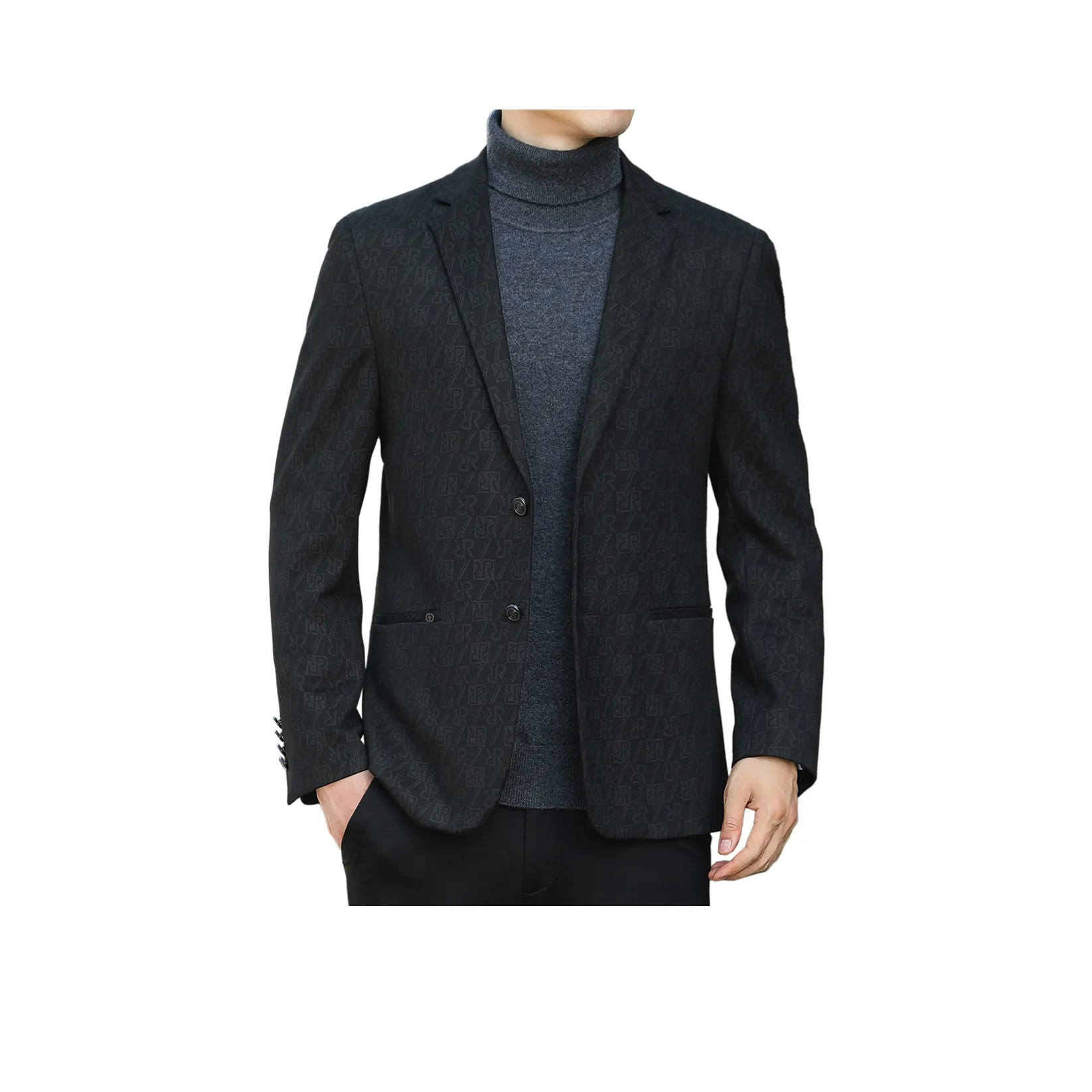 FORTEI Бизнес-костюм мужской черный