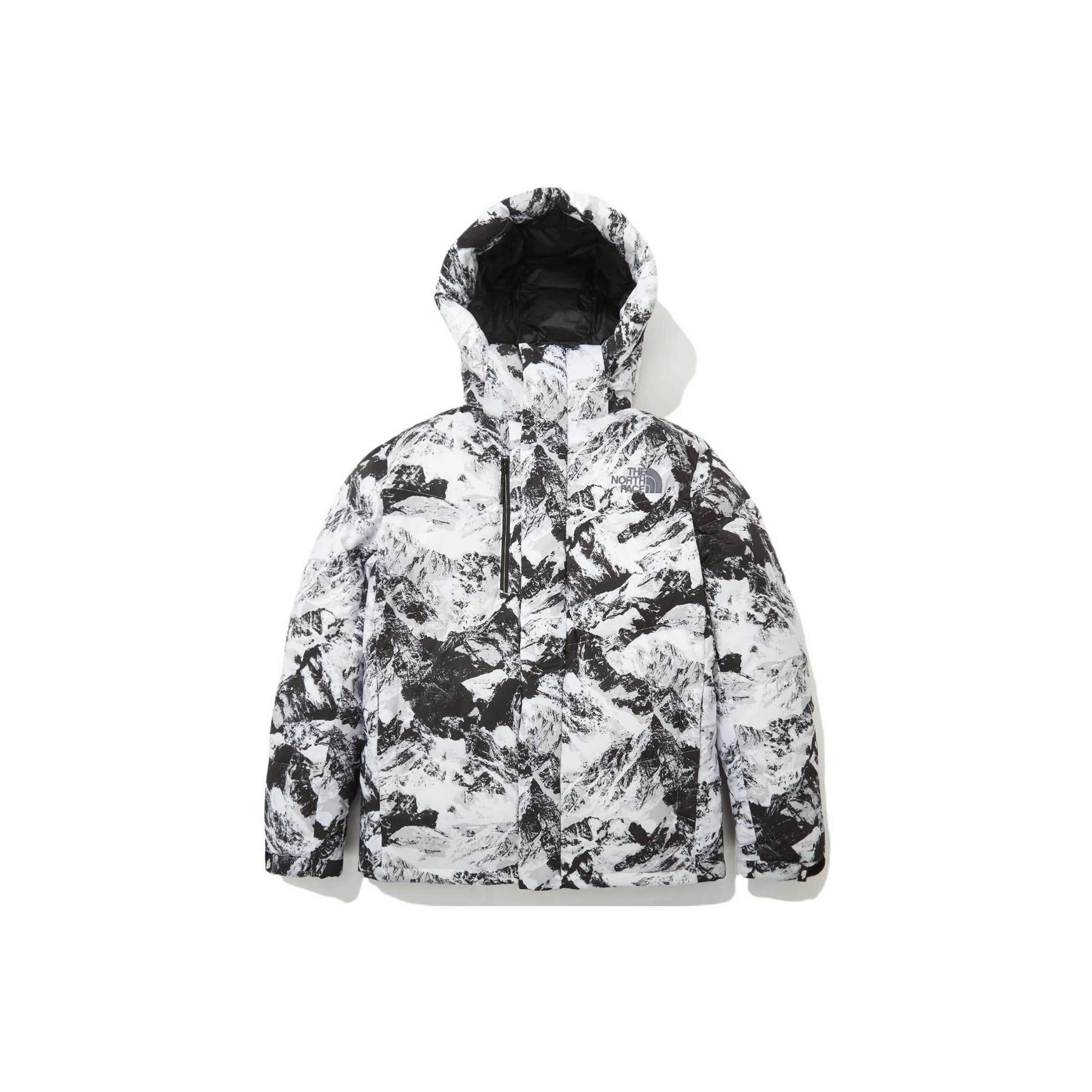 Abc Camo Erkek Siyah T-Shirt Novelty Challenge Air Down Jacket White Unisex Korea Version