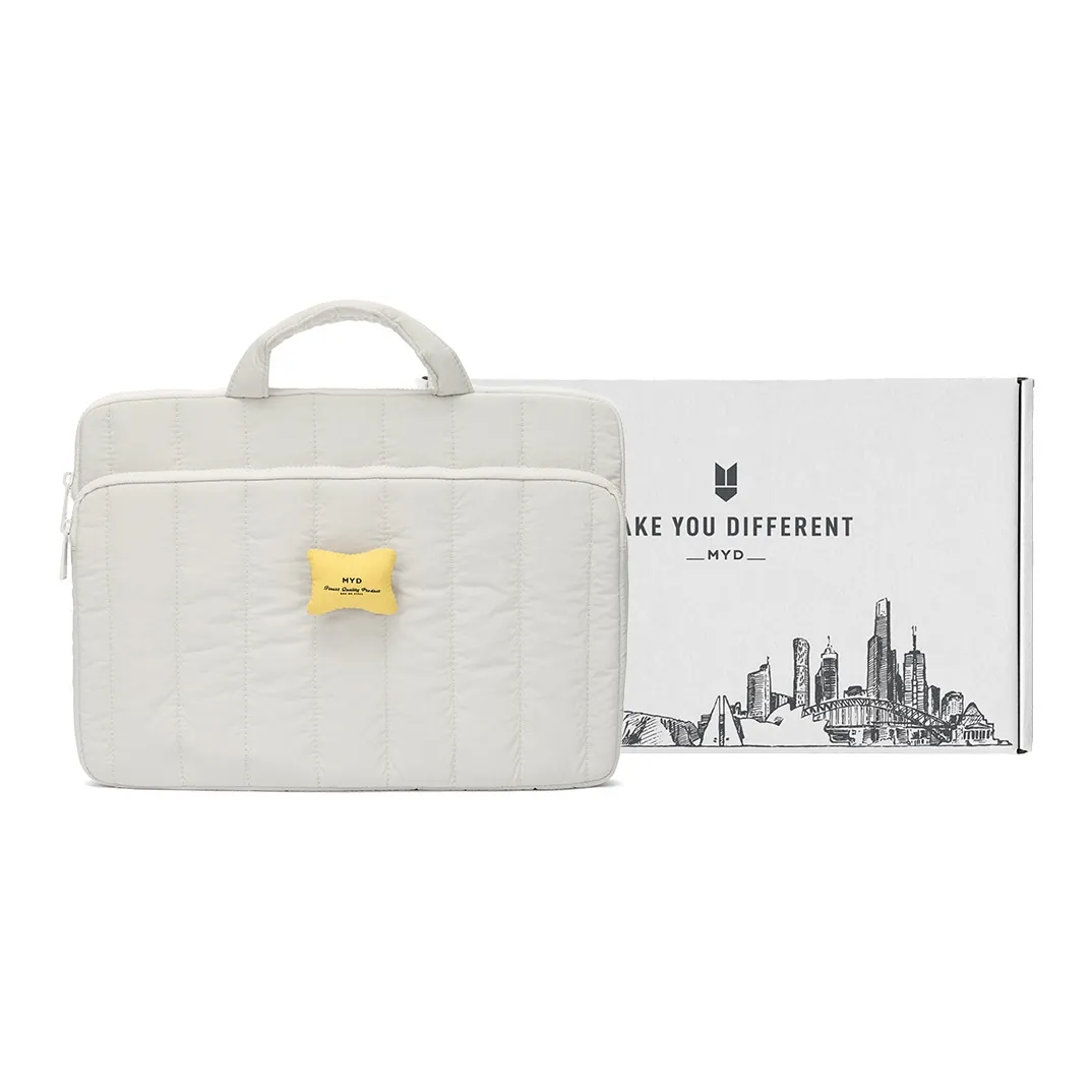 MYD Полиамид Сумка Вкладыш Чехол для ноутбука Стандартный Женский Цвет сыра