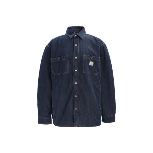 Carhartt Ледниково-голубой Мужские джинсовые куртки