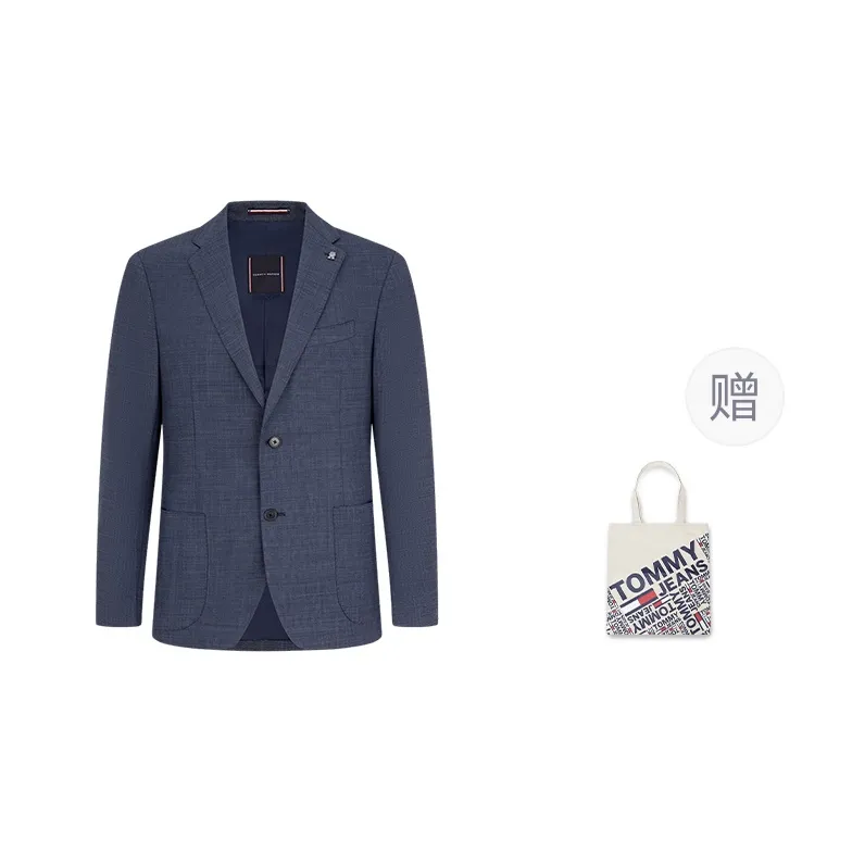 Tommy Hilfiger Business Suit Men's Navy Oval
