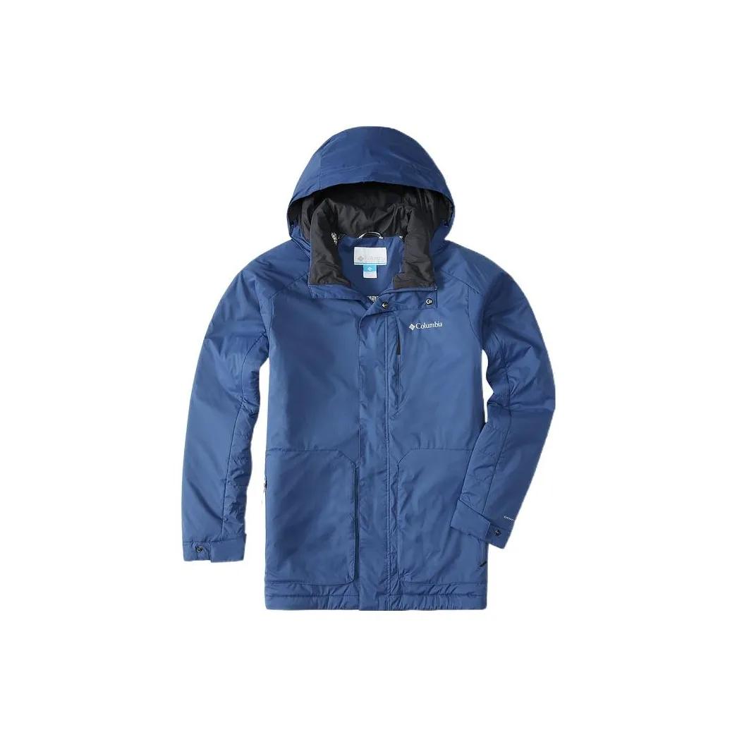 Columbia Puffer Jackets Men's Blue