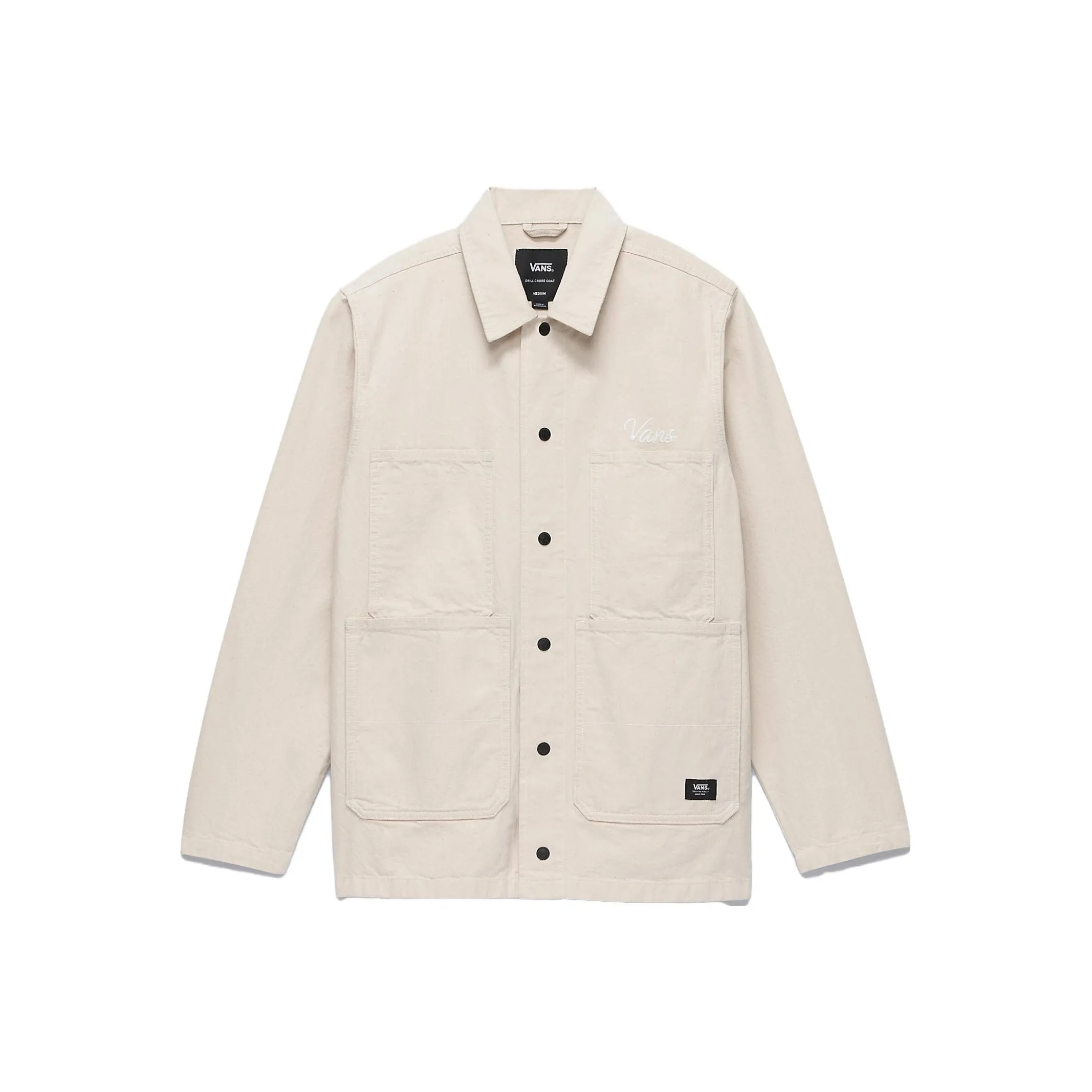 Vans Hickory Stripe Drill Chore Jacket Men's Ecru