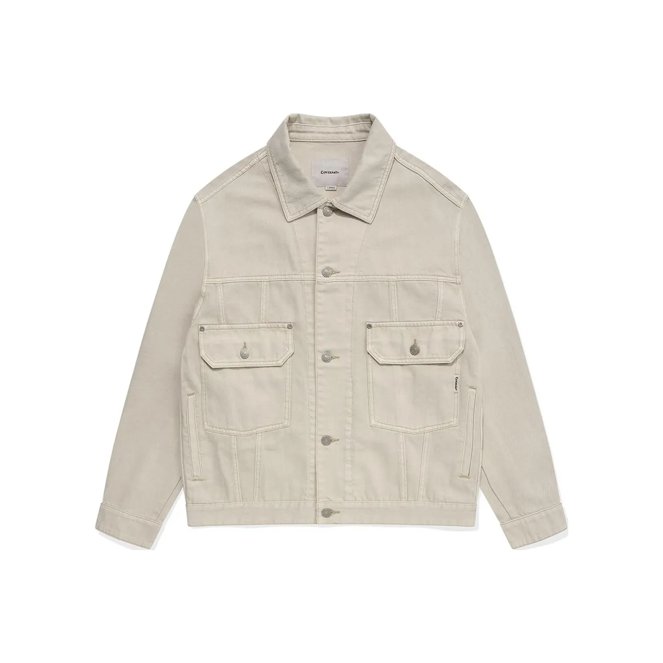 COVERNAT SS24 Denim Jacket Men's Ivory
