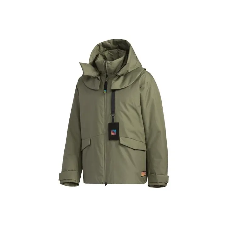 Adidas Originals Пуховик Мужской Зеленый