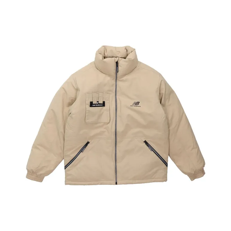 New Balance совместный пуховик мужской бежевый