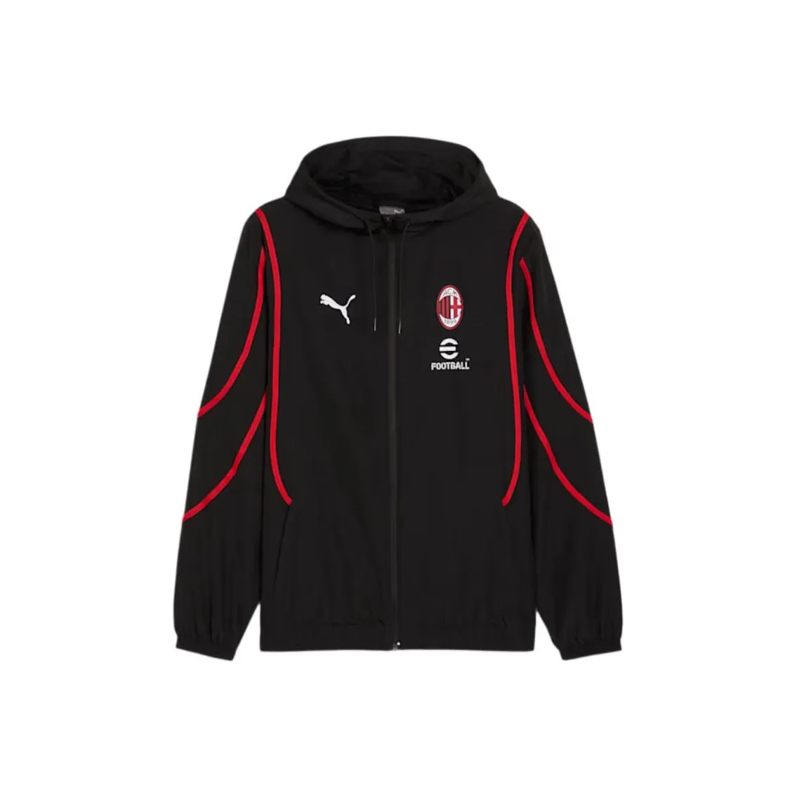 PUMA Ac Milan Pre-Match Men's Woven Soccer Jacket