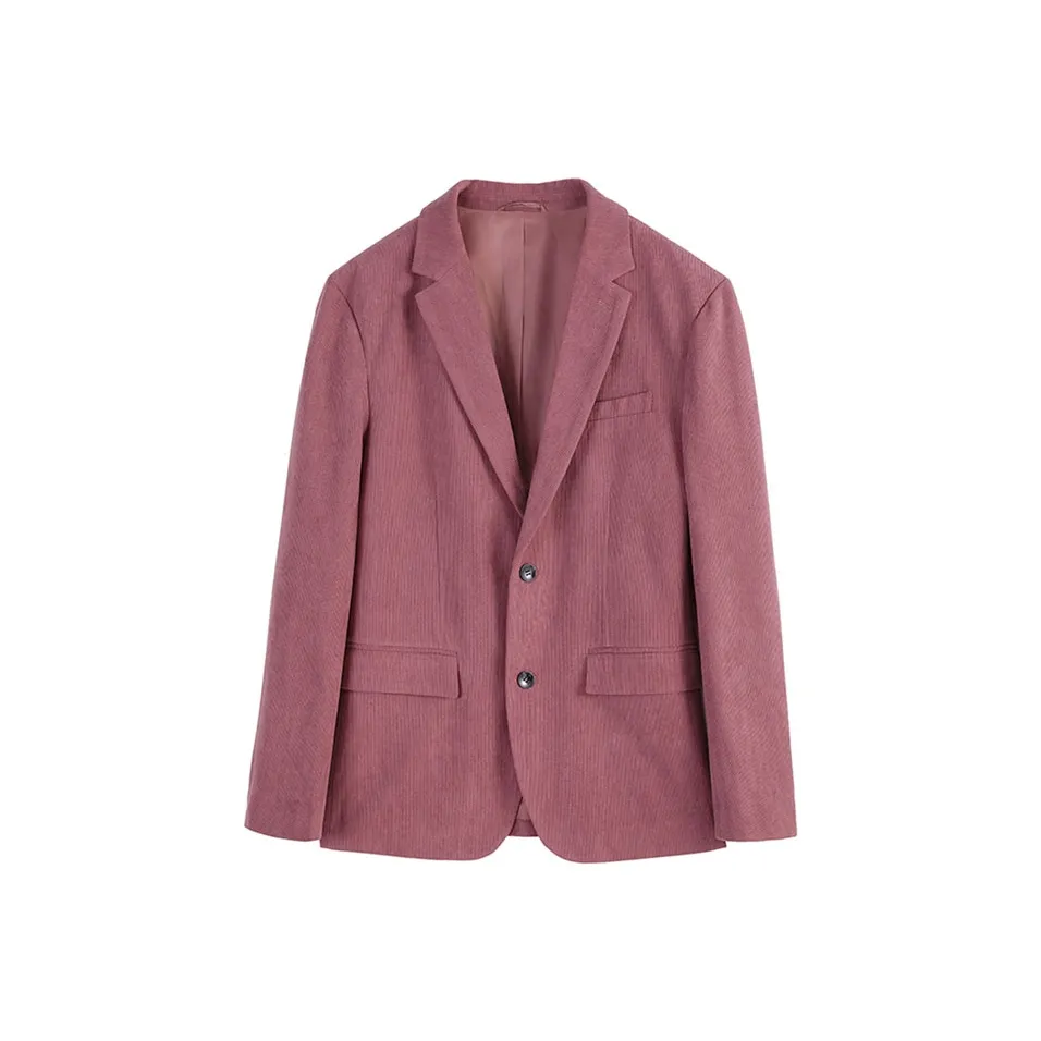 DAVID NAMAN Business Suits Coats Men's Pink