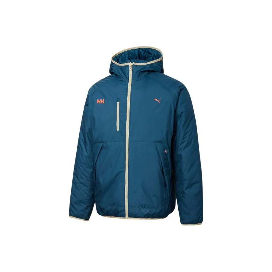 PUMA X HELLY HANSEN Хлопковый пуховик Унисекс Синий