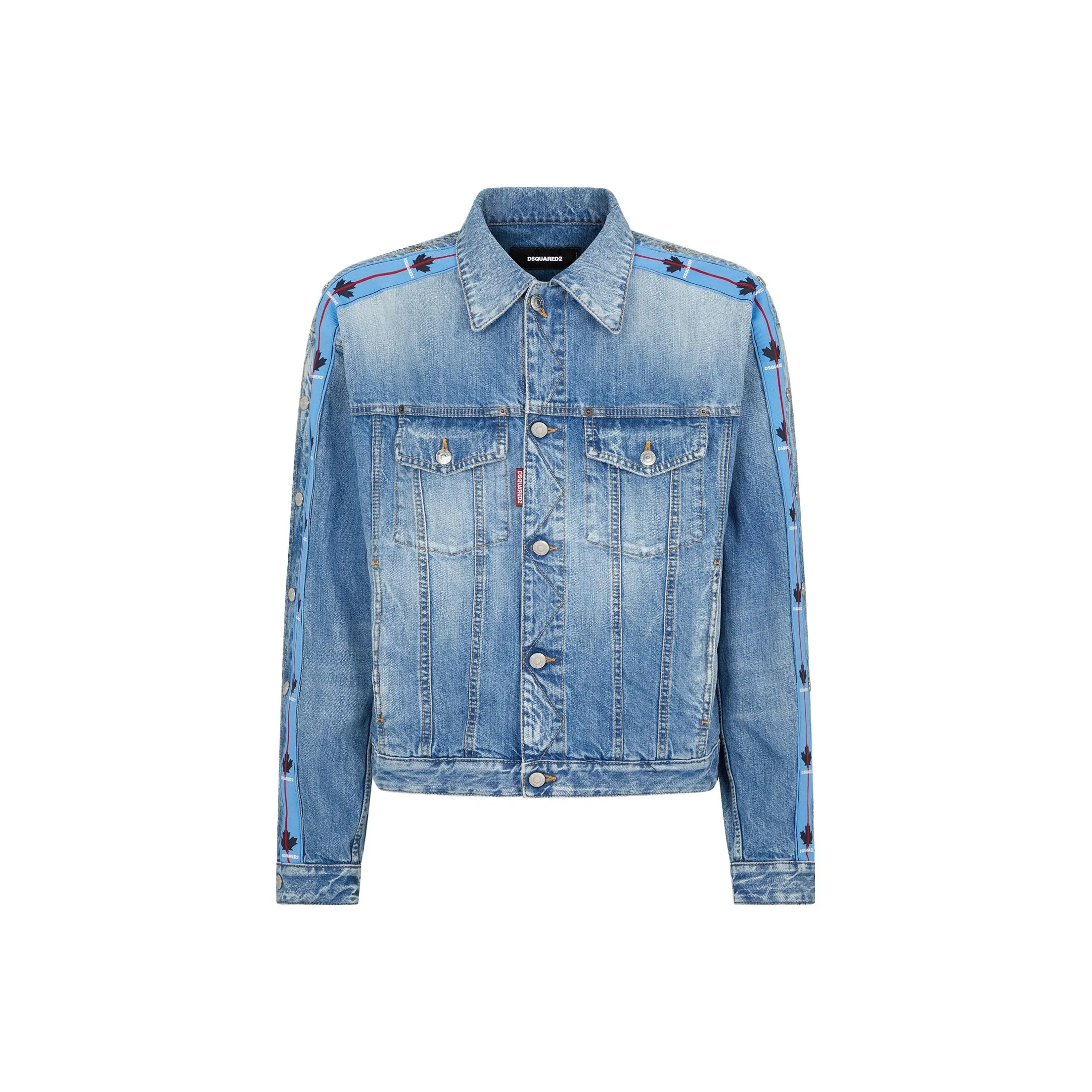 DSQUARED 2 Ripped Denim Jacket