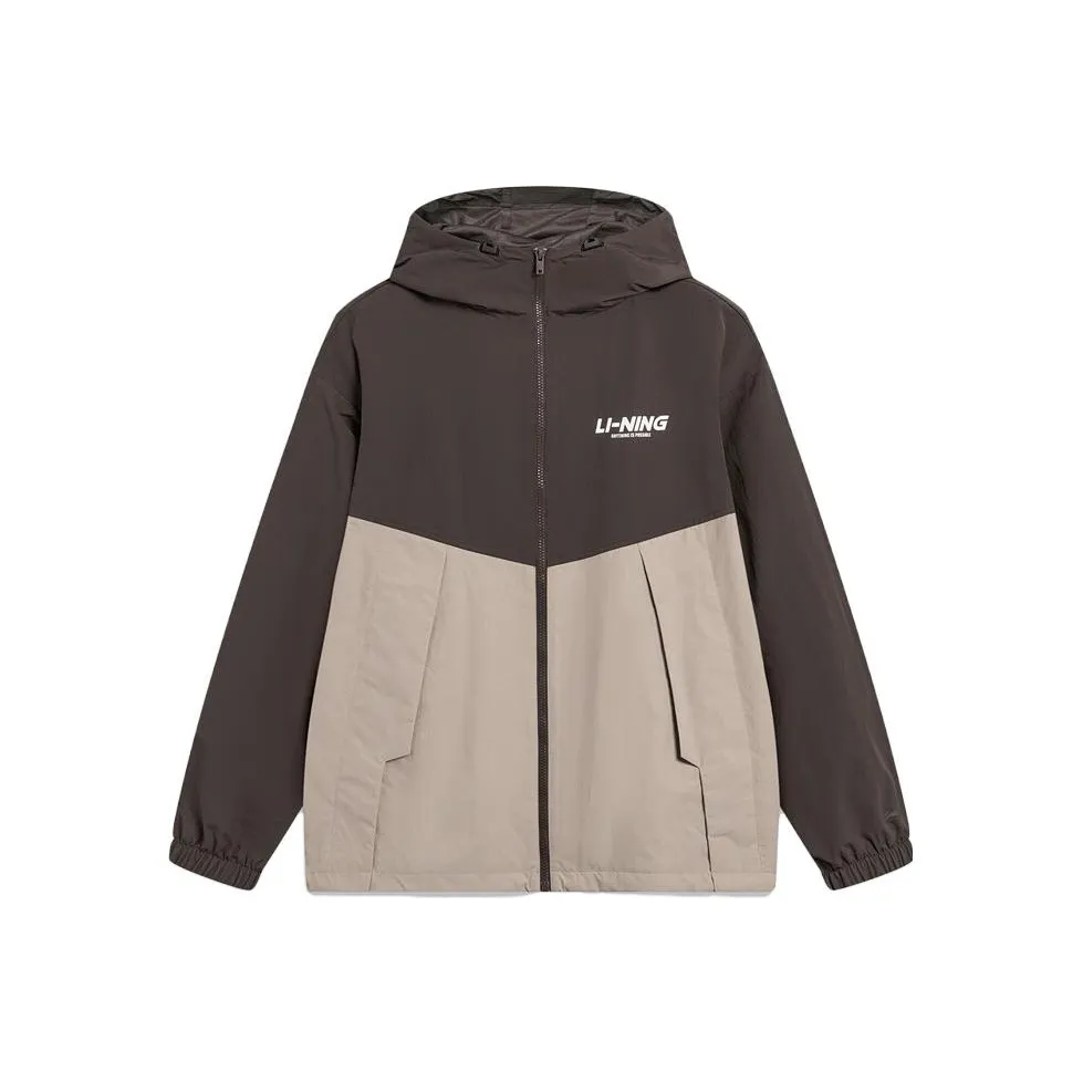 LiNing Lotus Leaf Jacket Men's Black Brown