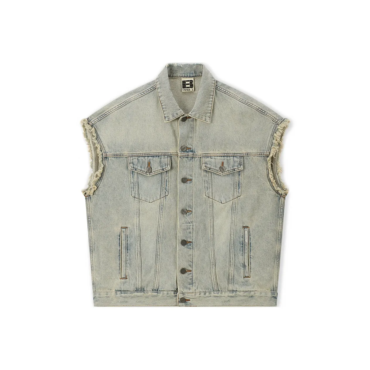 BONELESS Cut Vest Unisex Light Blue