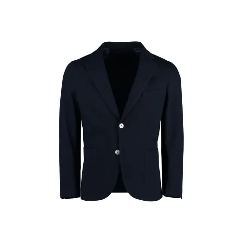 Barba Napoli Синий Мужские офисные костюмы