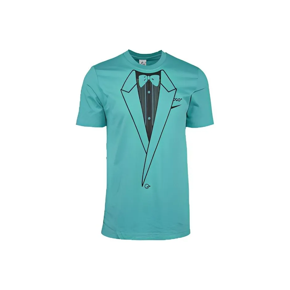 Off Белый T-Рубашка Унисекс Озерно-голубой