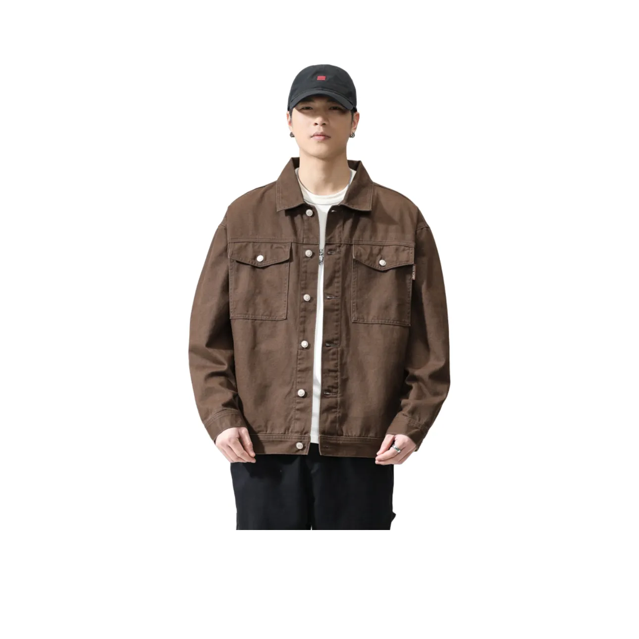 Roubini Denim Jackets Unisex Brown