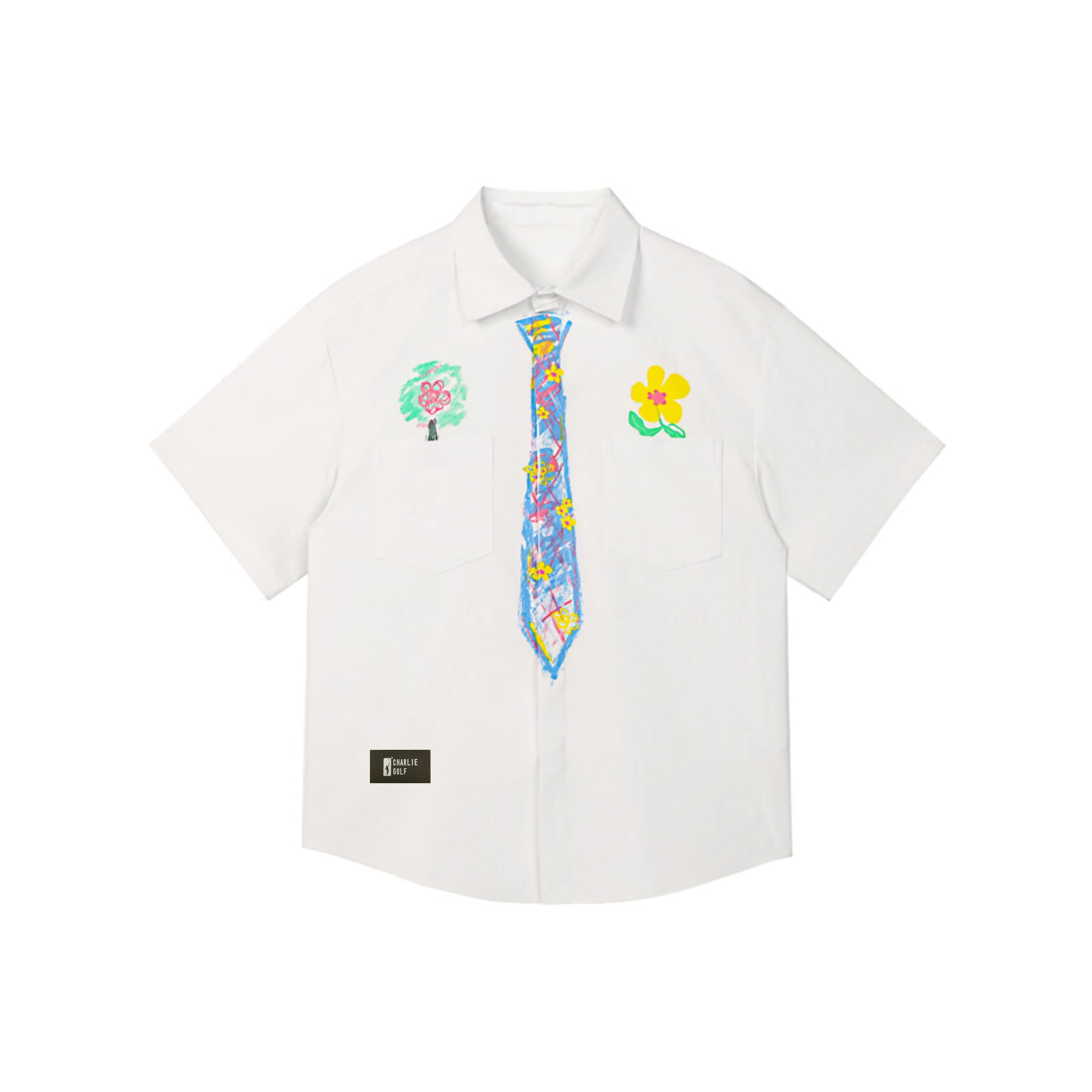 CHARLIE GOLF Shirt Unisex White