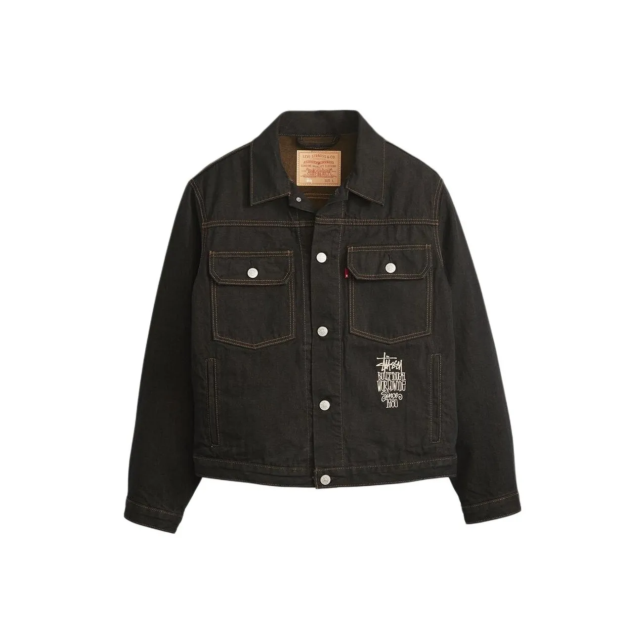 Stussy X Levi's Crispy Rinse Trucker Jacket