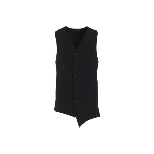 Yohji Yamamoto Pour Homme Черный Мужские Жилеты