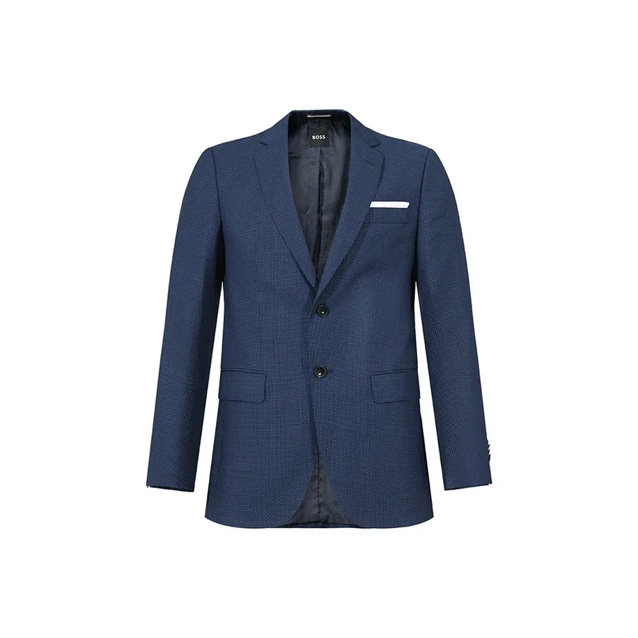 HUGO BOSS Business Suits Coats Men's Blue