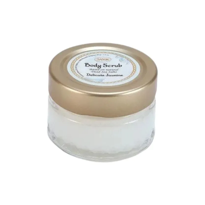 SABON Delicate Жасмин Мертвая морская соль Очищение Восстановление Тело Скраб 60г Отшелушивающий